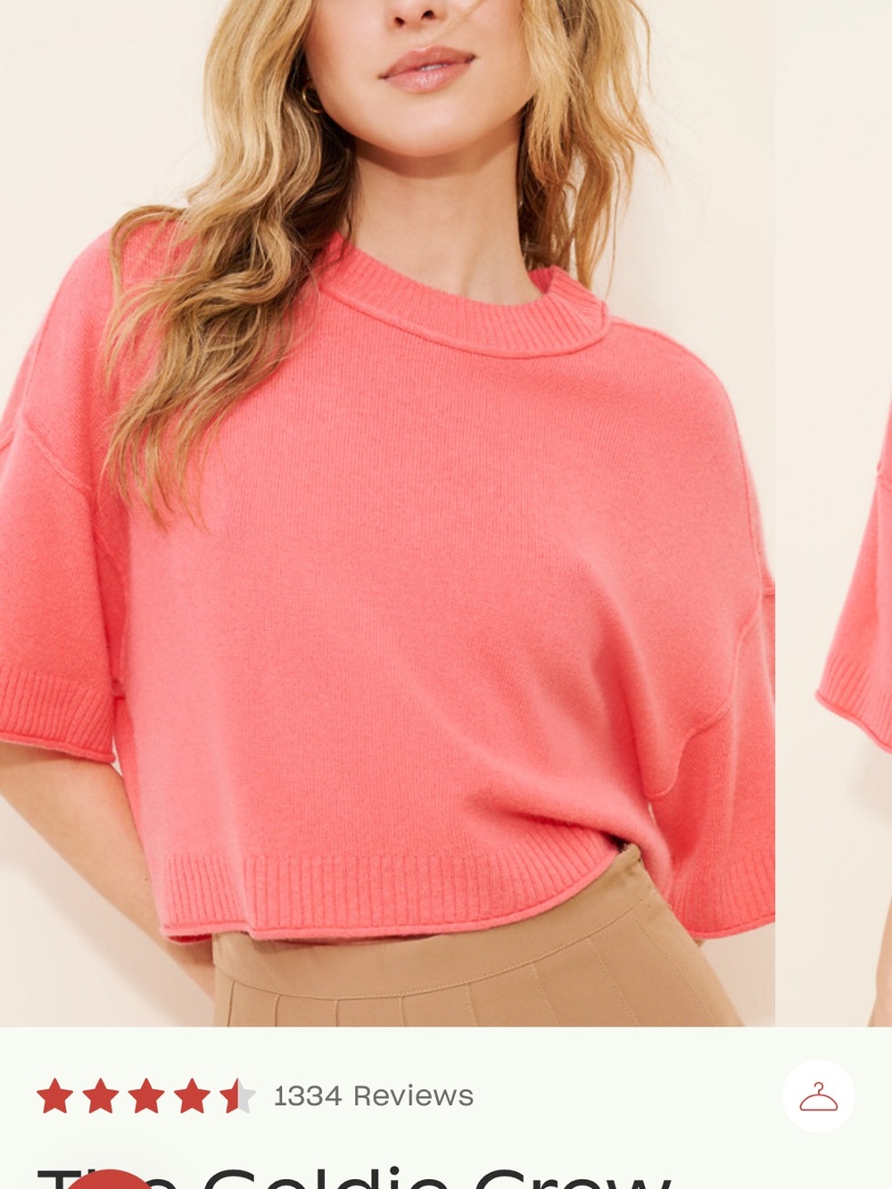 The Goldie Crew-Neck Cashmere Sweater
